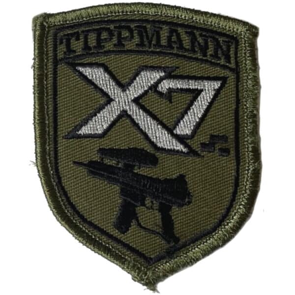 Paintball / Airsoft Klettpatch gestickt (Tippmann X-7)