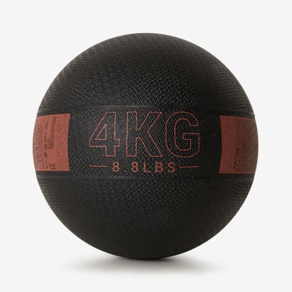 Medizinball 4 kg schwarz