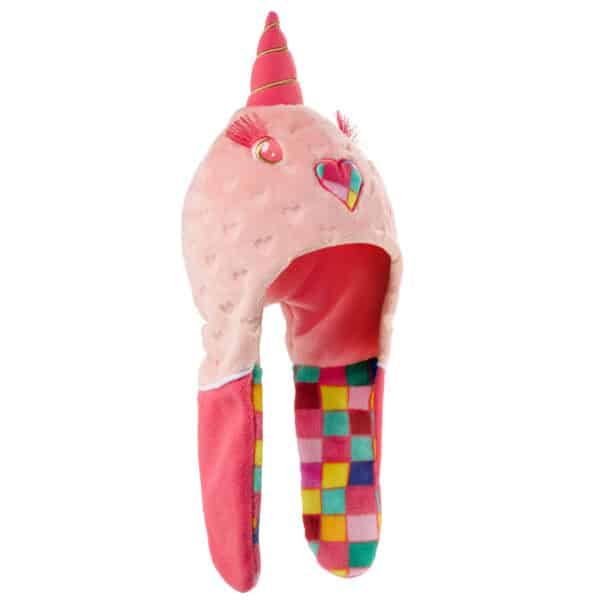 Skimütze peruanisch Kinder - Einhorn rosa