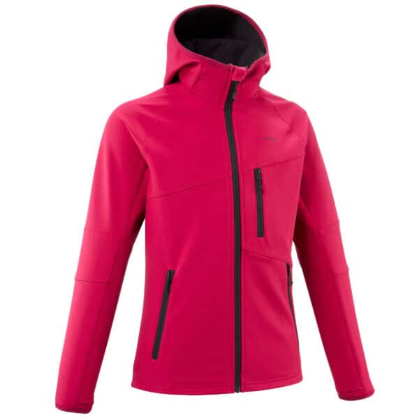 Softshelljacke Kinder Wandern Gr.122–170 - MH550 rosarot