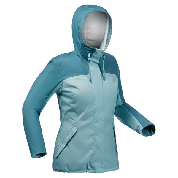 Winterjacke Winterwandern SH100 X-Warm -10 °C wasserdicht Damen