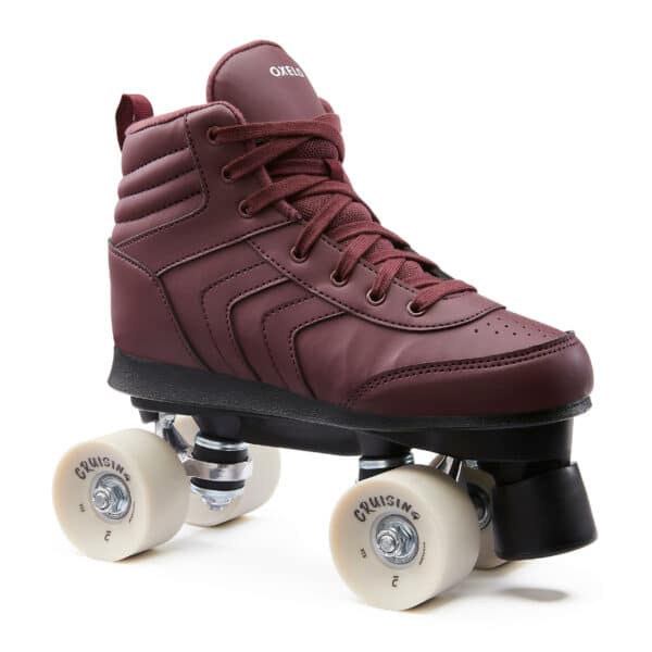 Rollschuhe Quad Erwachsene - 100 bordeaux