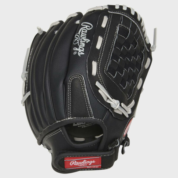 Baseball-Handschuh Werfer Innenfeld Rechte Wurfhand - RAWLINGS RSB120GB schwarz