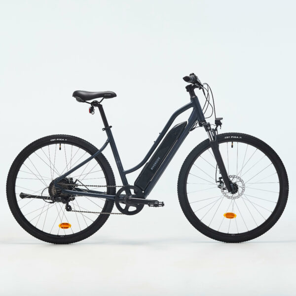 E-Bike Trekkingrad Riverside 100E blau