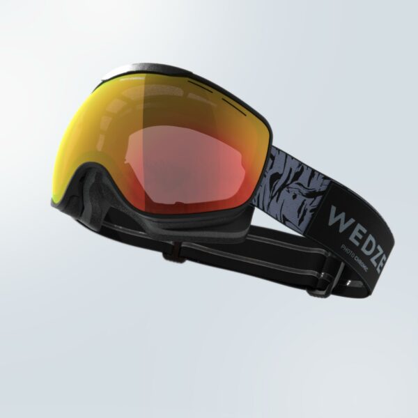 Skibrille Snowboardbrille Erwachsene/Kinder Allwetter - G 900 PH photochrom blaugrau