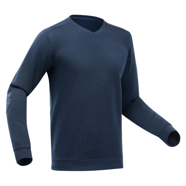 Pullover Wandern Herren V-Kragen - NH150 jeansblau