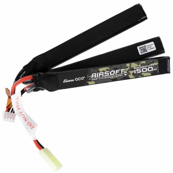 Gens Ace 111V 1500mAh 25C LiPo Triple Stick Type