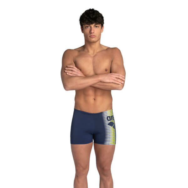 Badehose Boxer Herren Arena - blau/grün