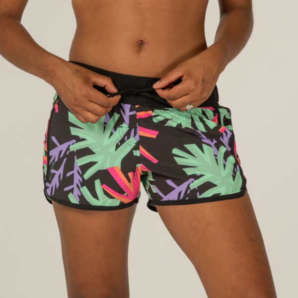 Boardshorts Damen elastischer Taillenbund mit Kordelzug Surfen - Tini hawaii