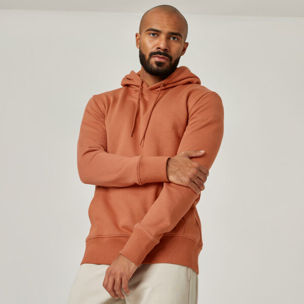 Kapuzenpullover Herren - Essentials 500 sepia