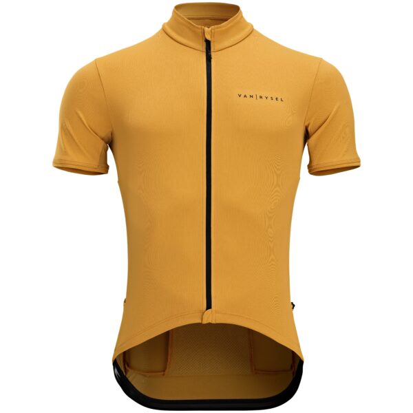 Radtrikot kurzarm Rennrad Sommer RC500 Herren ocker