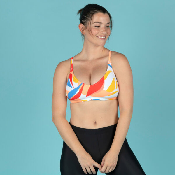 Sportbikini Oberteil Damen - Lila Lea Melone