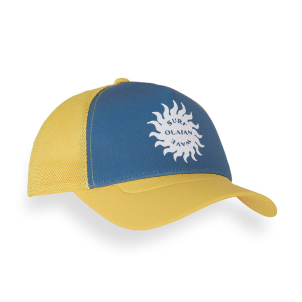 Surf-Cap Kinder Trucker blau/gelb