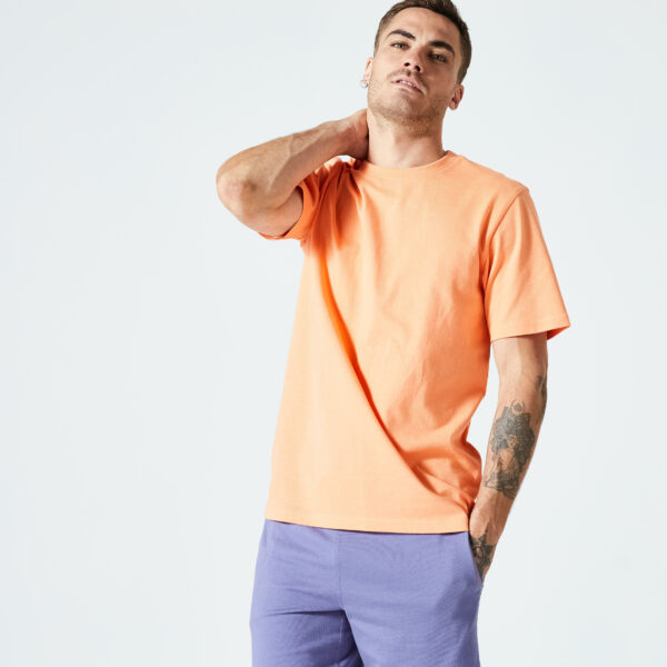 T-Shirt Herren - 500 Essentials orange