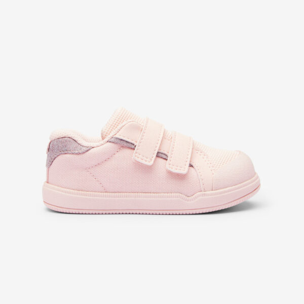 Turnschuhe 500 I LEARN Klettverschluss atmungsaktiv Babyturnen - rosa