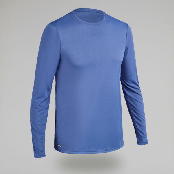 UV-Shirt langarm Eco Surfen Herren blau