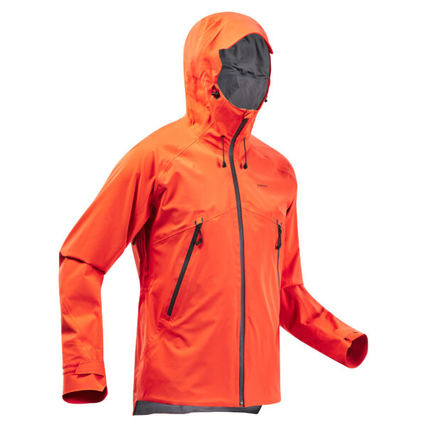 Wanderjacke Herren wasserdicht leicht - MH500 rot