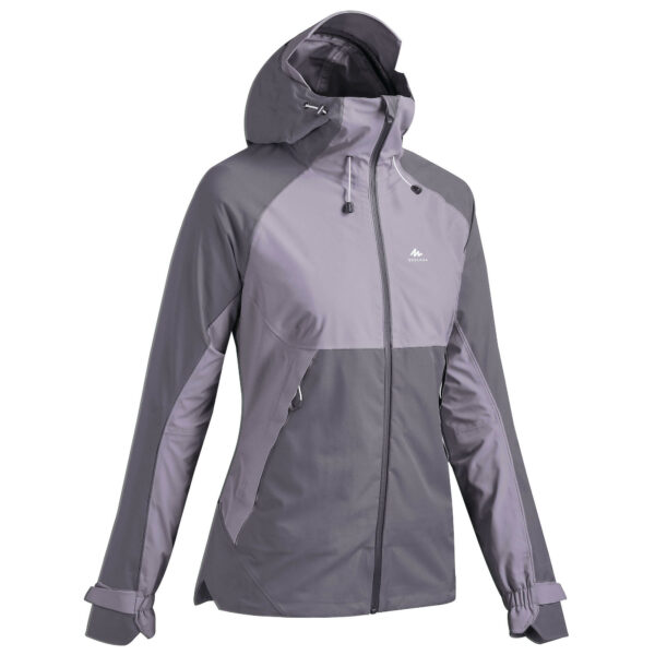 Wanderjacke Regenjacke Damen wasserdicht Wandern - MH500