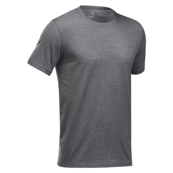 Wandershirt Herren kurzarm - NH500 Fresh grau