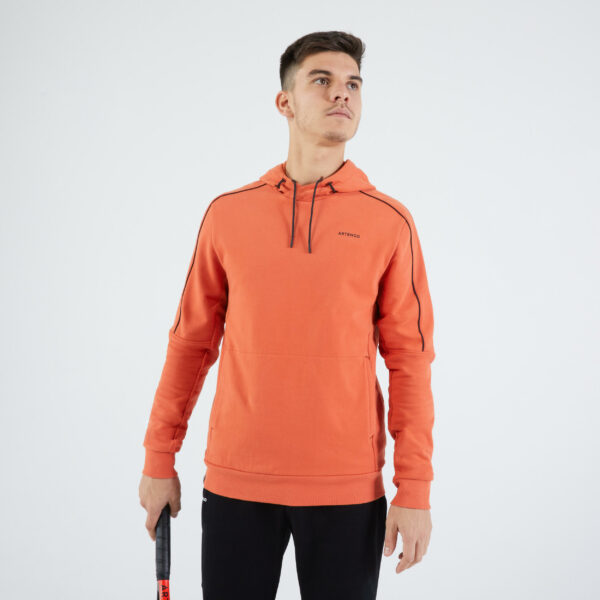 Herren Tennis Kapuzenpullover - Soft braun